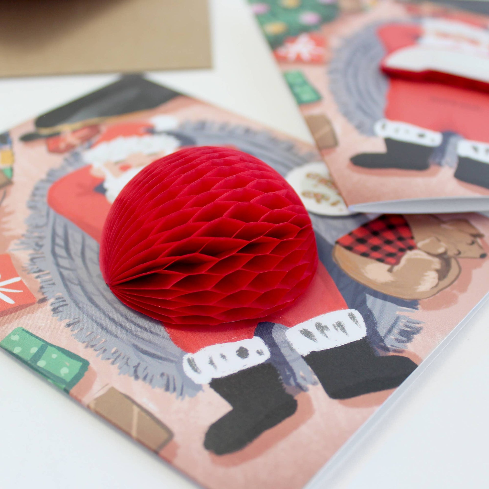 Santa Pop Up Greeting Card