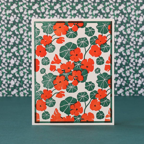 Edible Flowers Letterpress Card Set