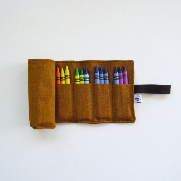 Cloth Crayon Roll-Up