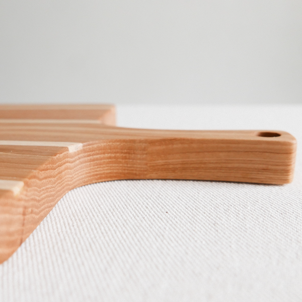 Wooden Striped Cutting Board