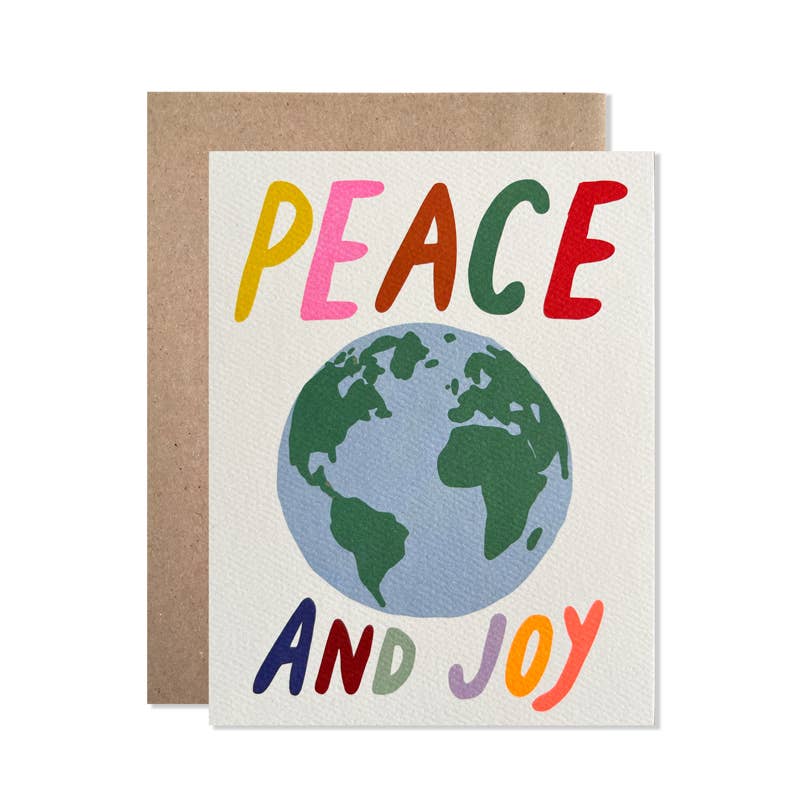 Peace and Joy Greeting Card / Set