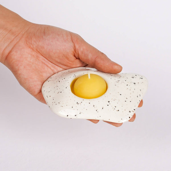 Salt and Pepper Egg Candle Holder