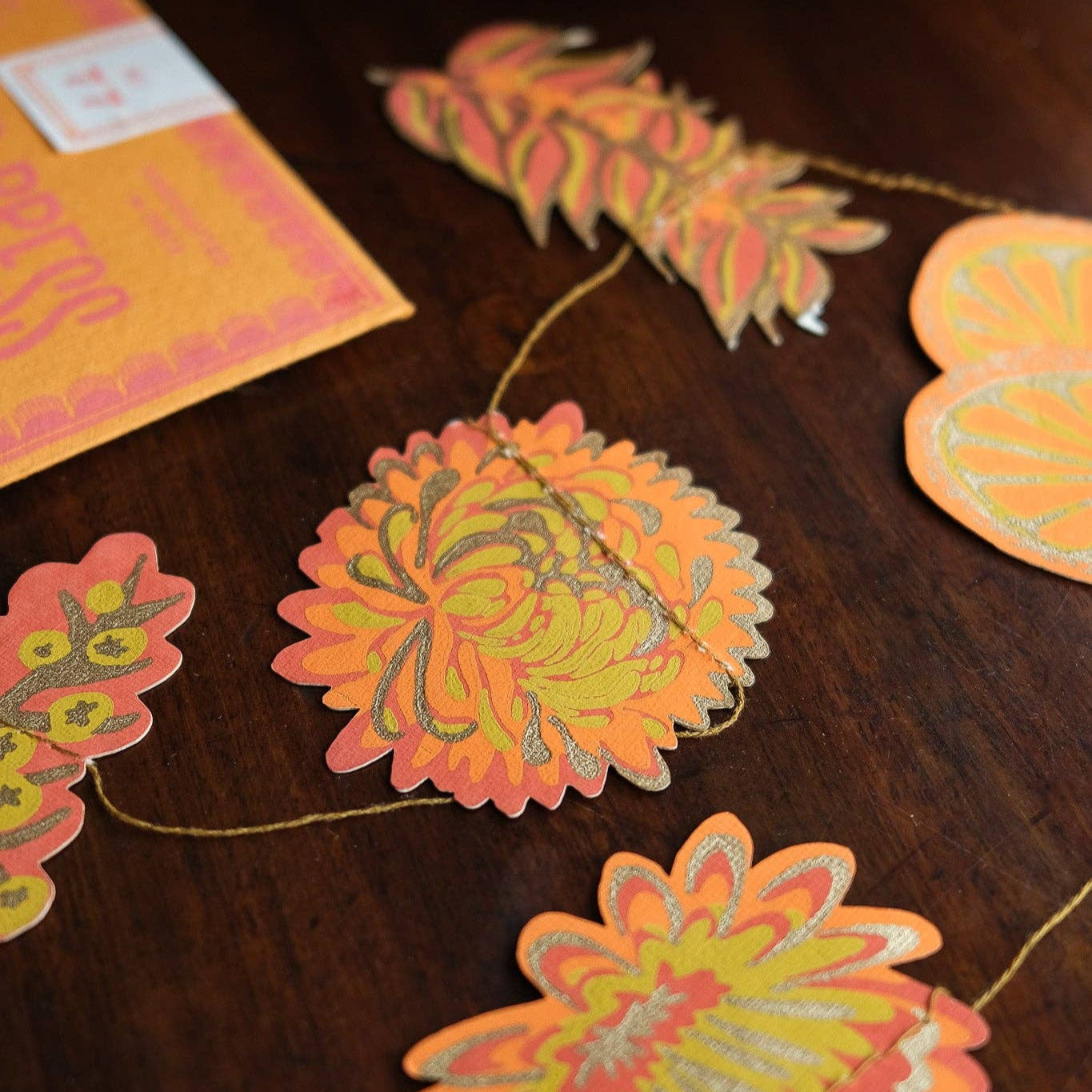 Autumn Blooms Garland