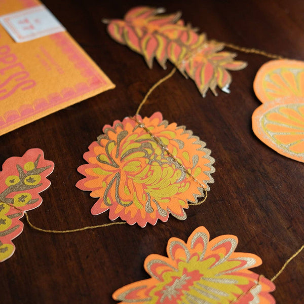 Autumn Blooms Garland