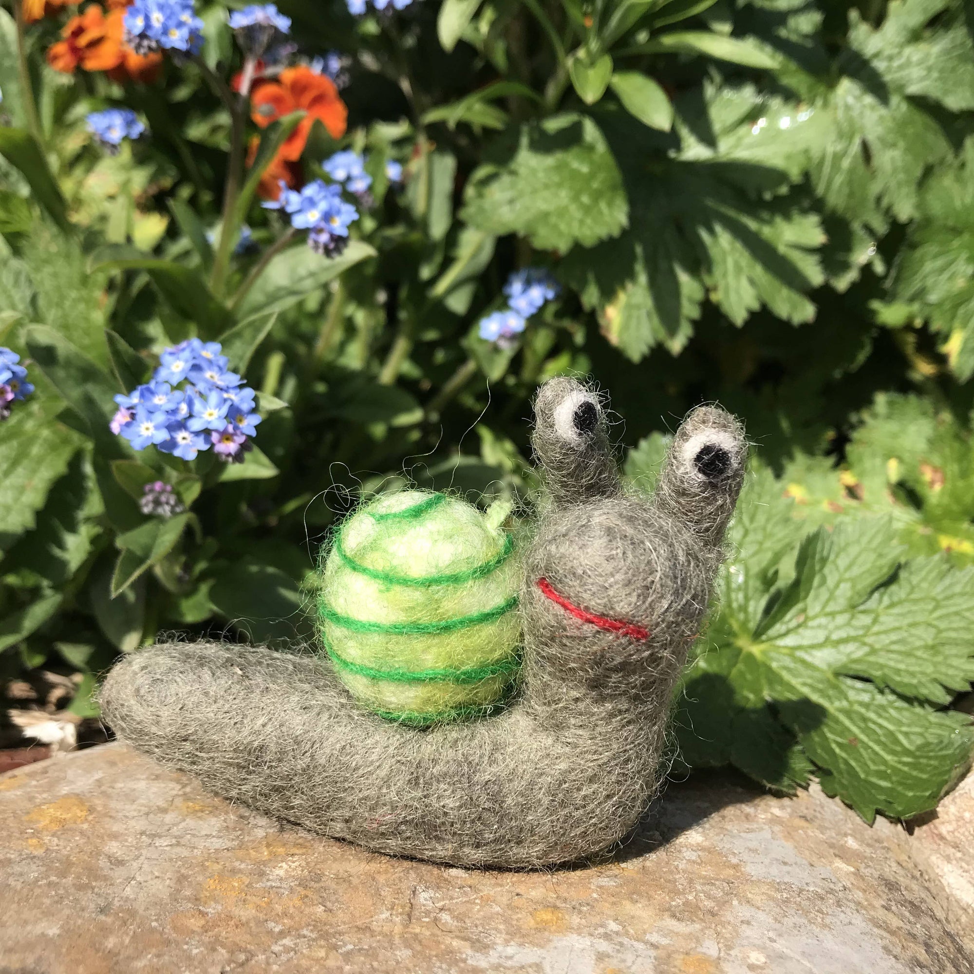 Felt Snail Ornament
