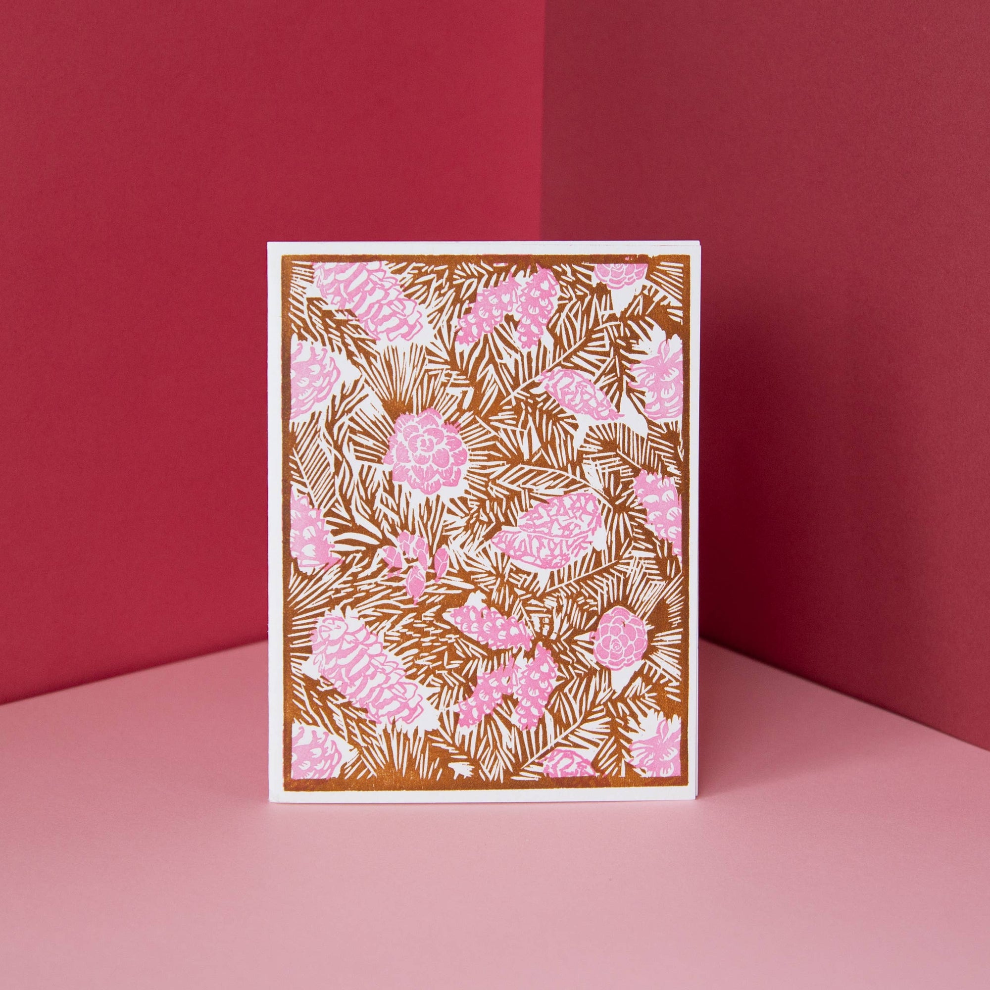 Winter Botanicals Letterpress Notecard Set