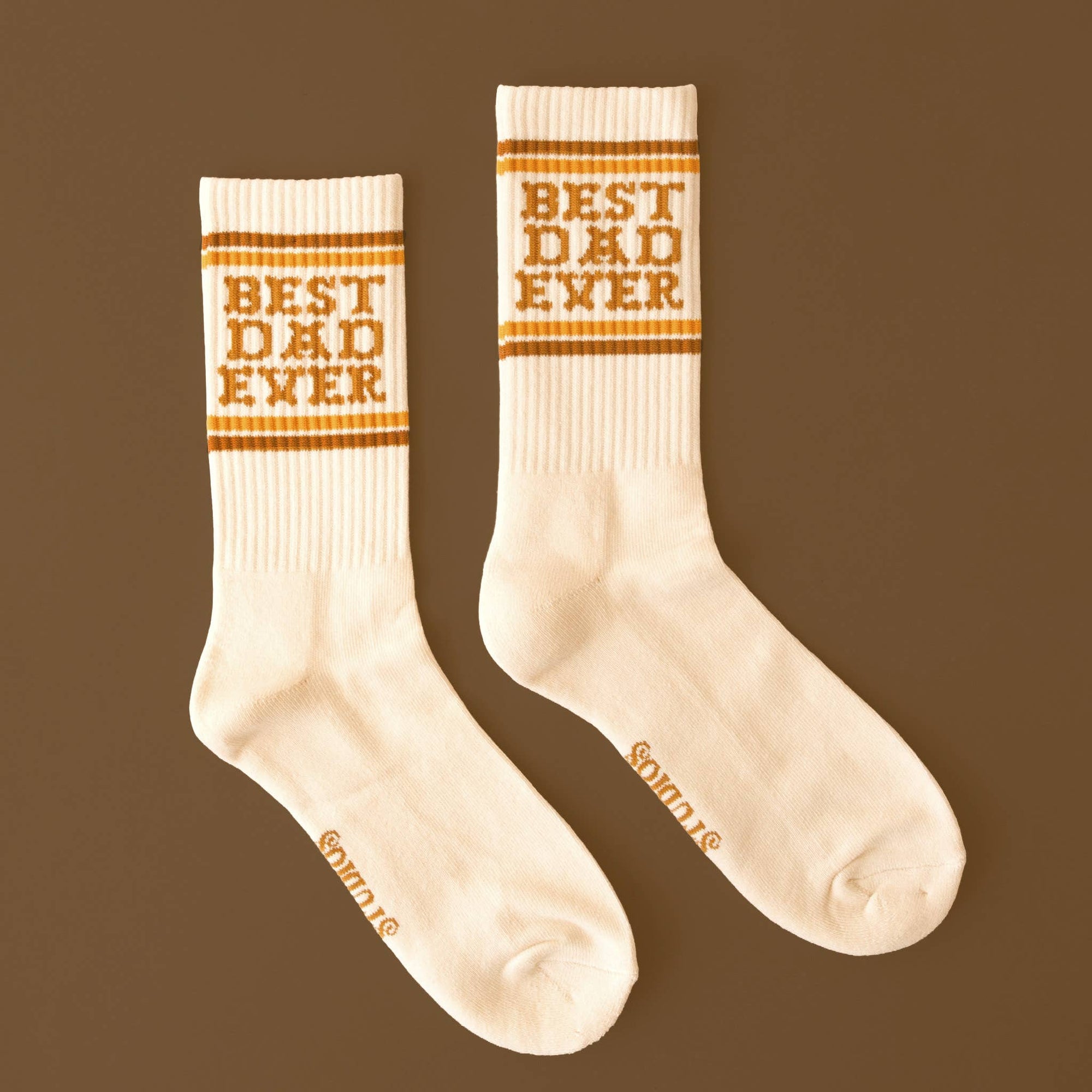 Best Dad Ever Cotton Crew Socks