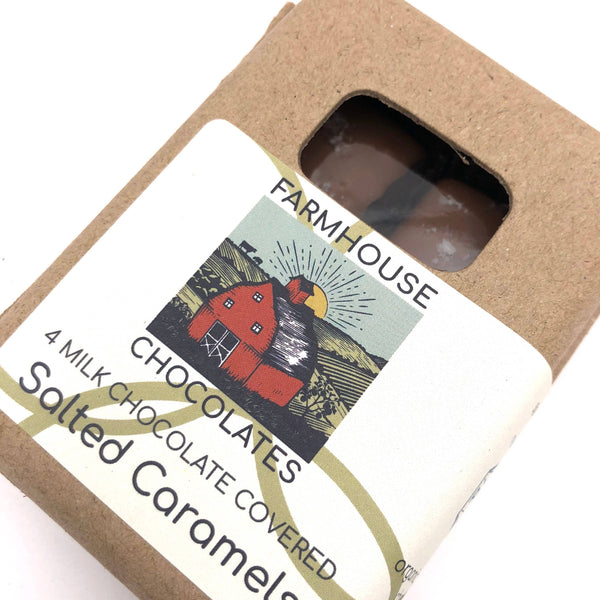 4 Piece Milk Chocolate Salted Caramels - RIDER