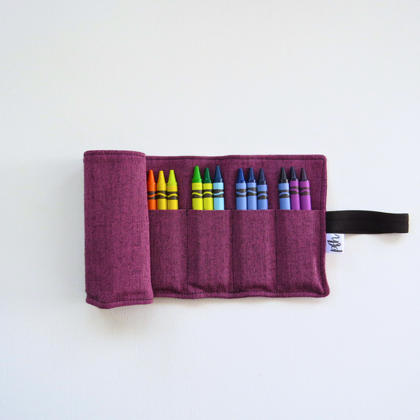 Cloth Crayon Roll-Up