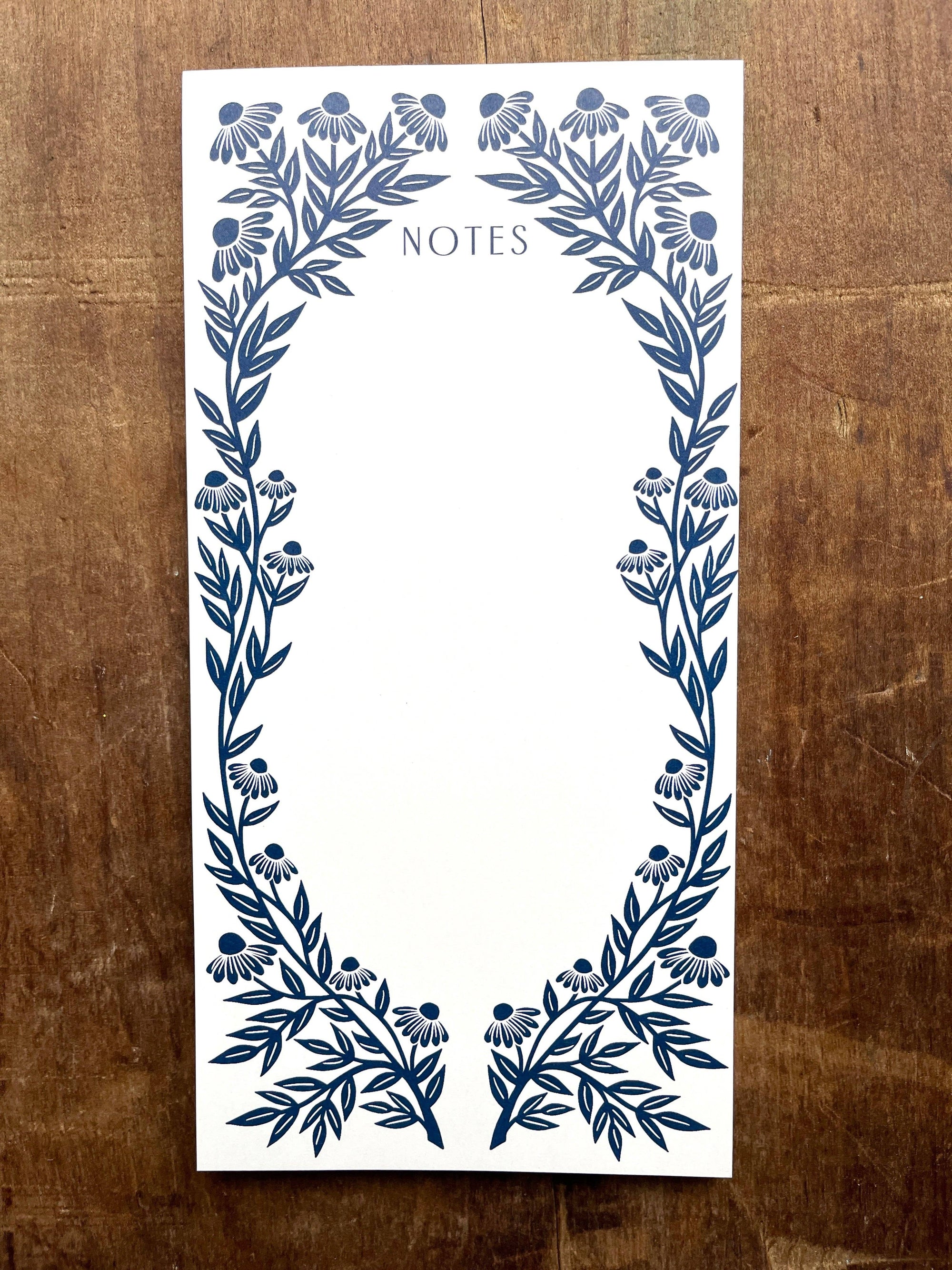 Echinacea Notepad