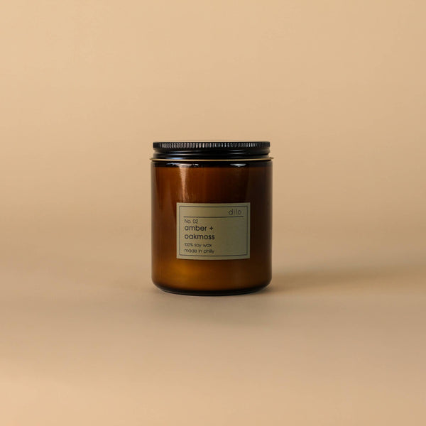 Amber + Oakmoss Candle