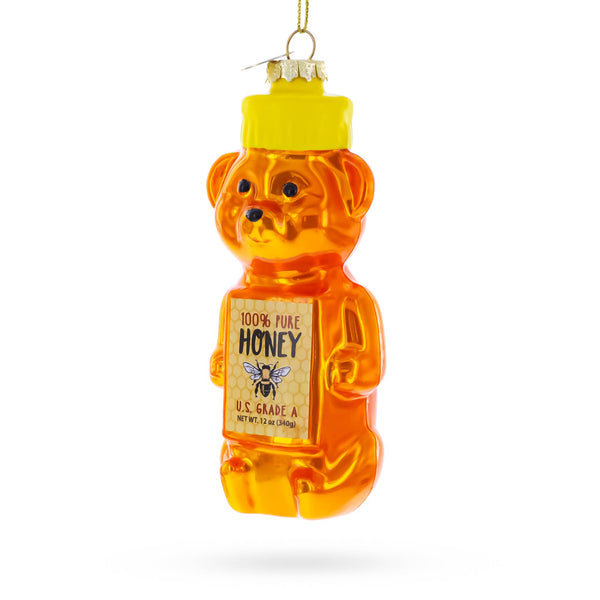 Honey Bear Glass Ornament