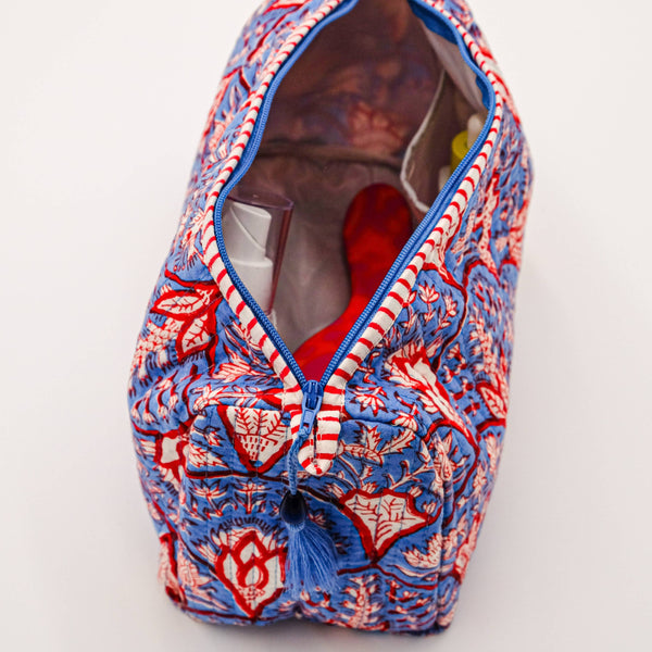 Blue Arch Toiletry Bag