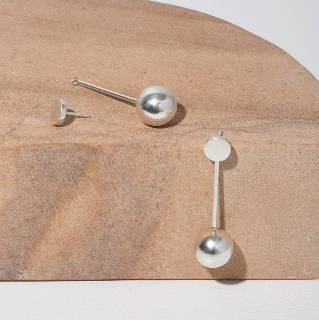 Strength Pendulum 2-in-1 Earrings | Sterling Silver