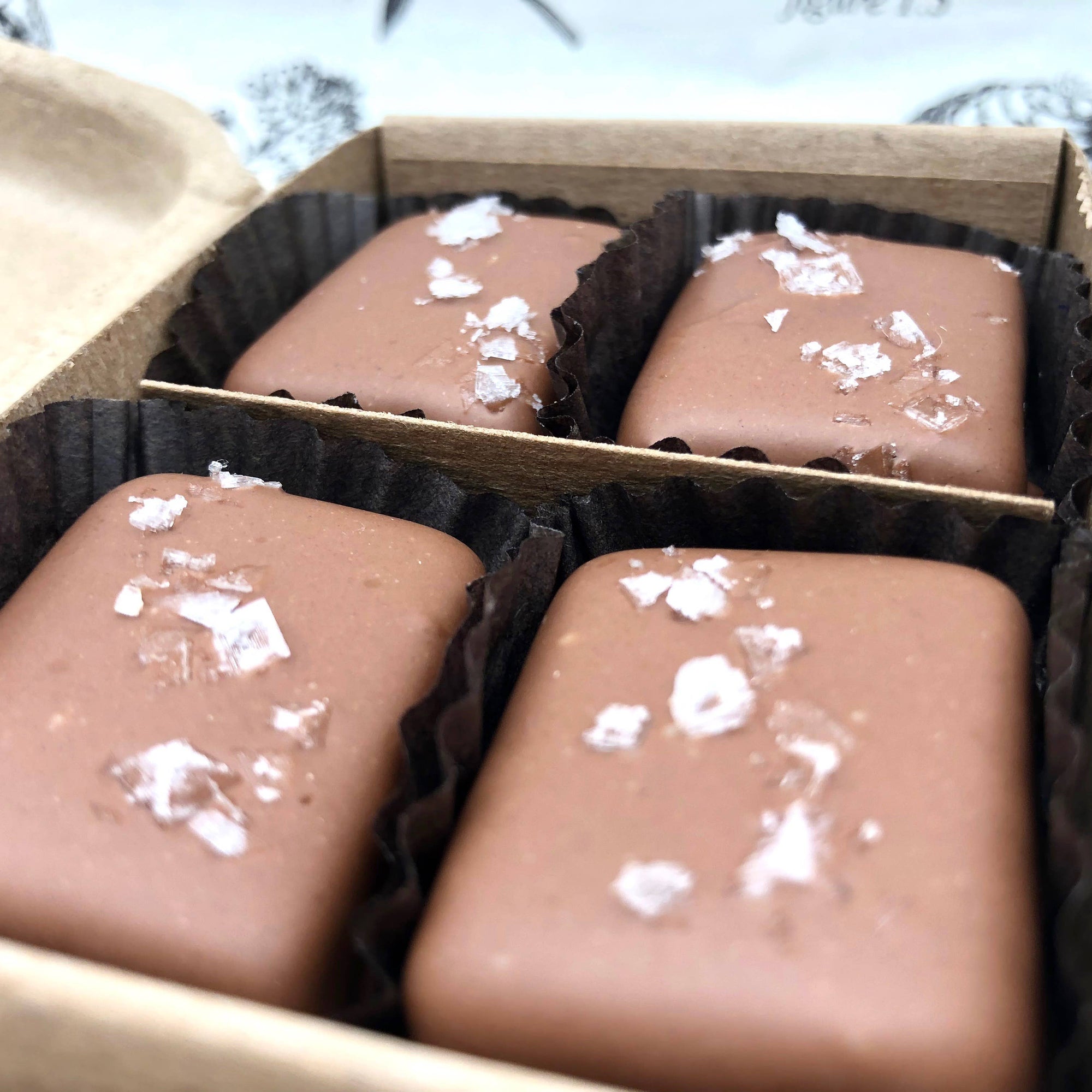 4 Piece Milk Chocolate Salted Caramels - RIDER