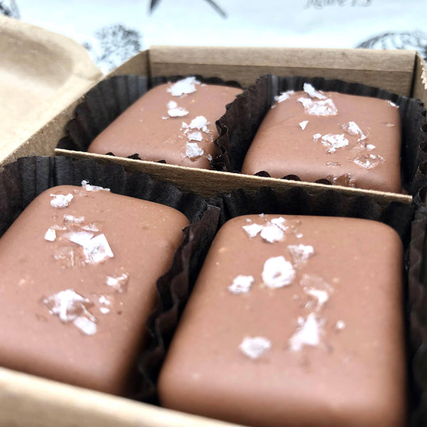 4 Piece Milk Chocolate Salted Caramels - RIDER