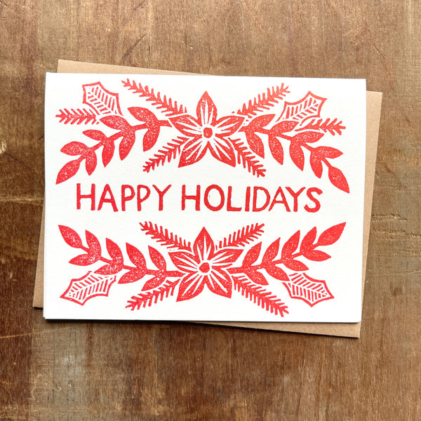 Happy Holidays Greeting Card Set