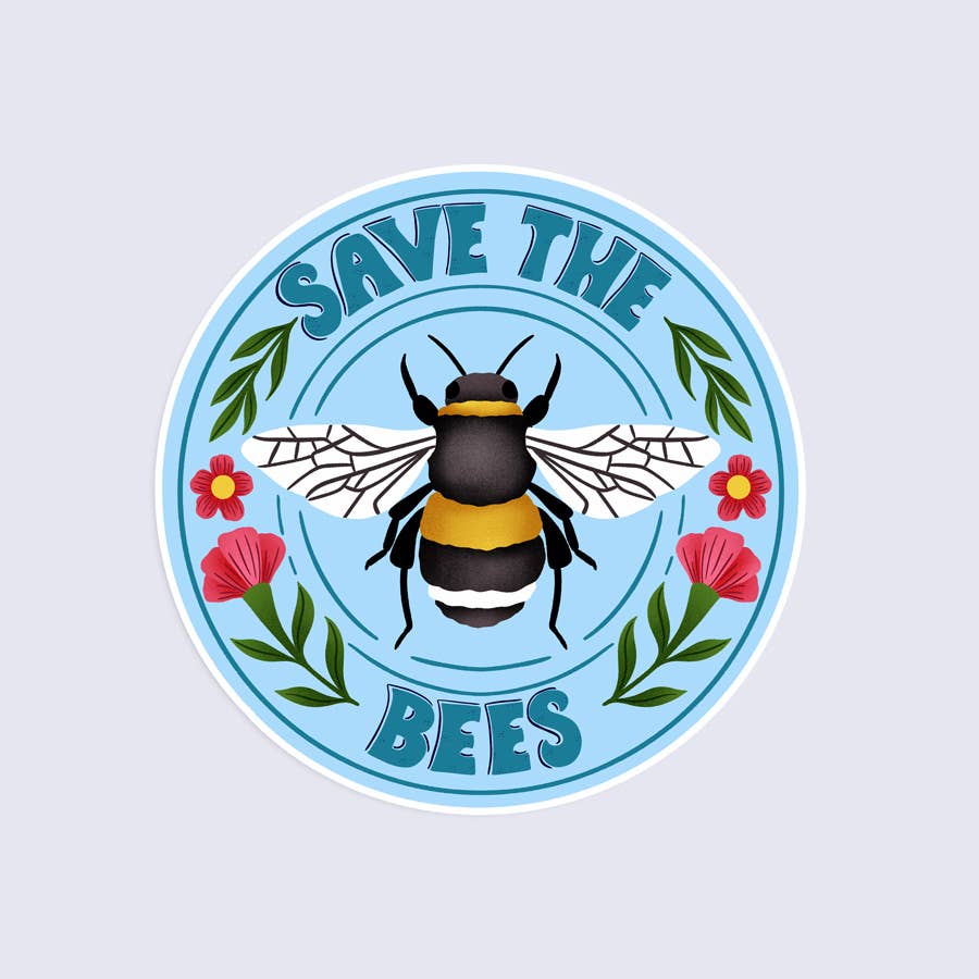 Save the Bees Sticker