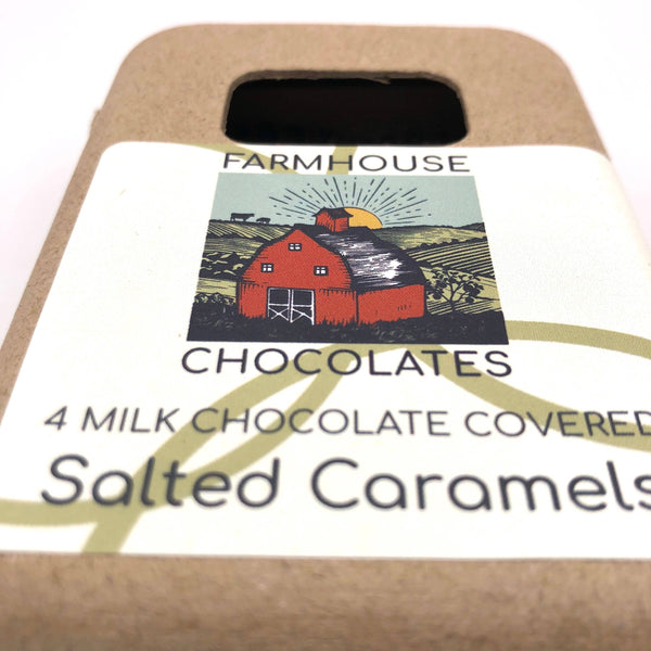 4 Piece Milk Chocolate Salted Caramels - RIDER