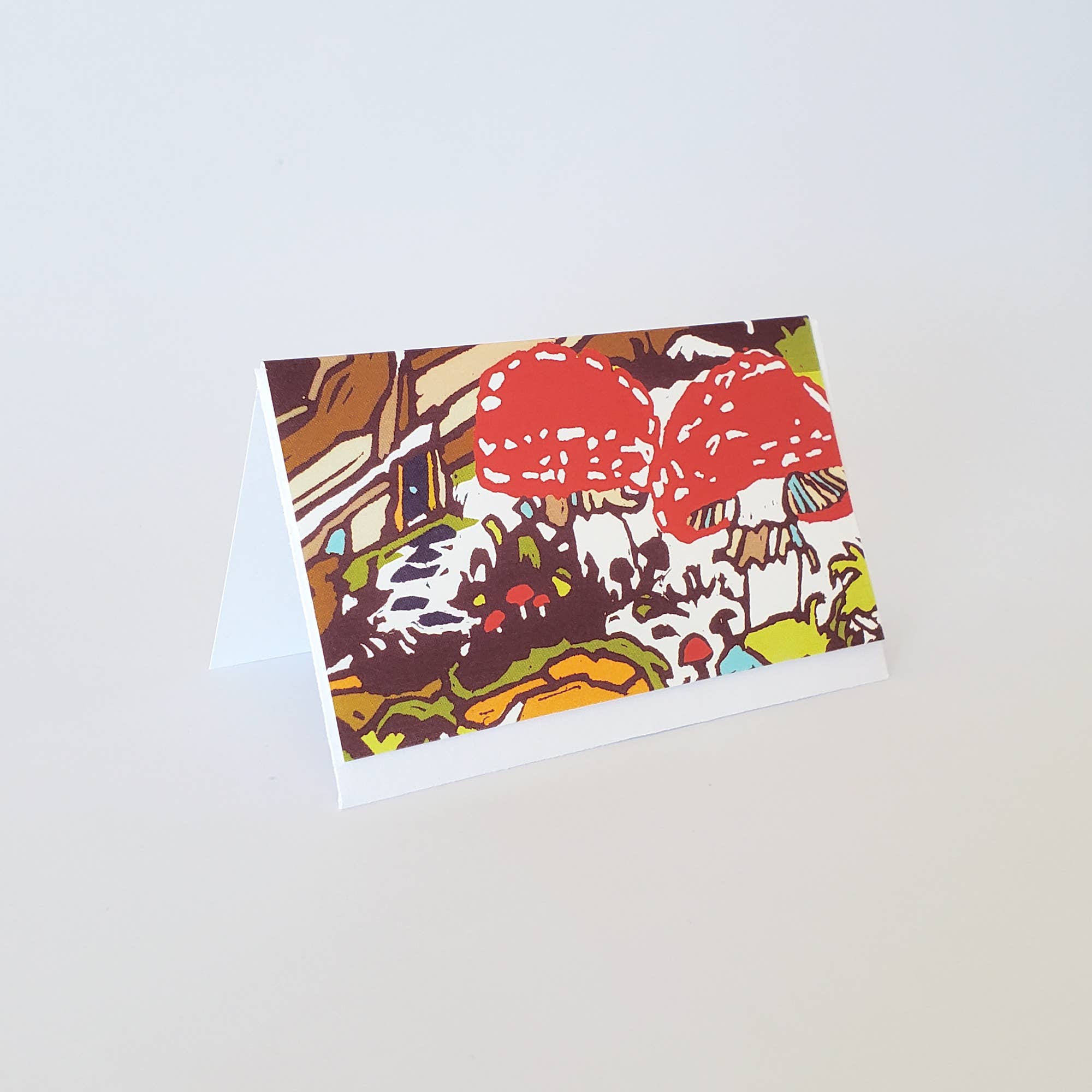 Red Mushroom Mini Card