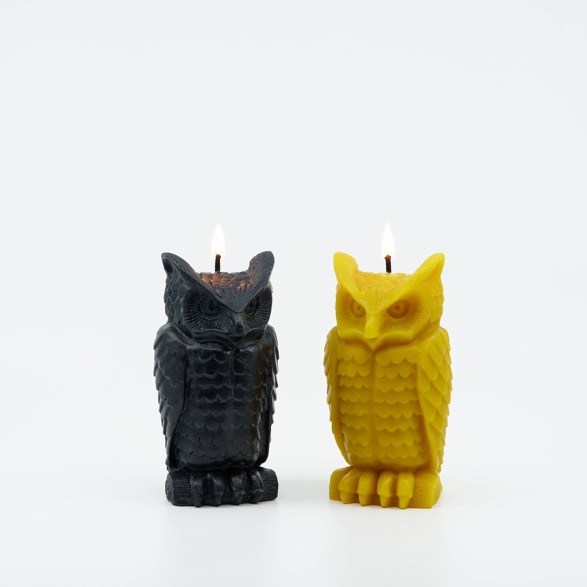 Beeswax Owl Candle