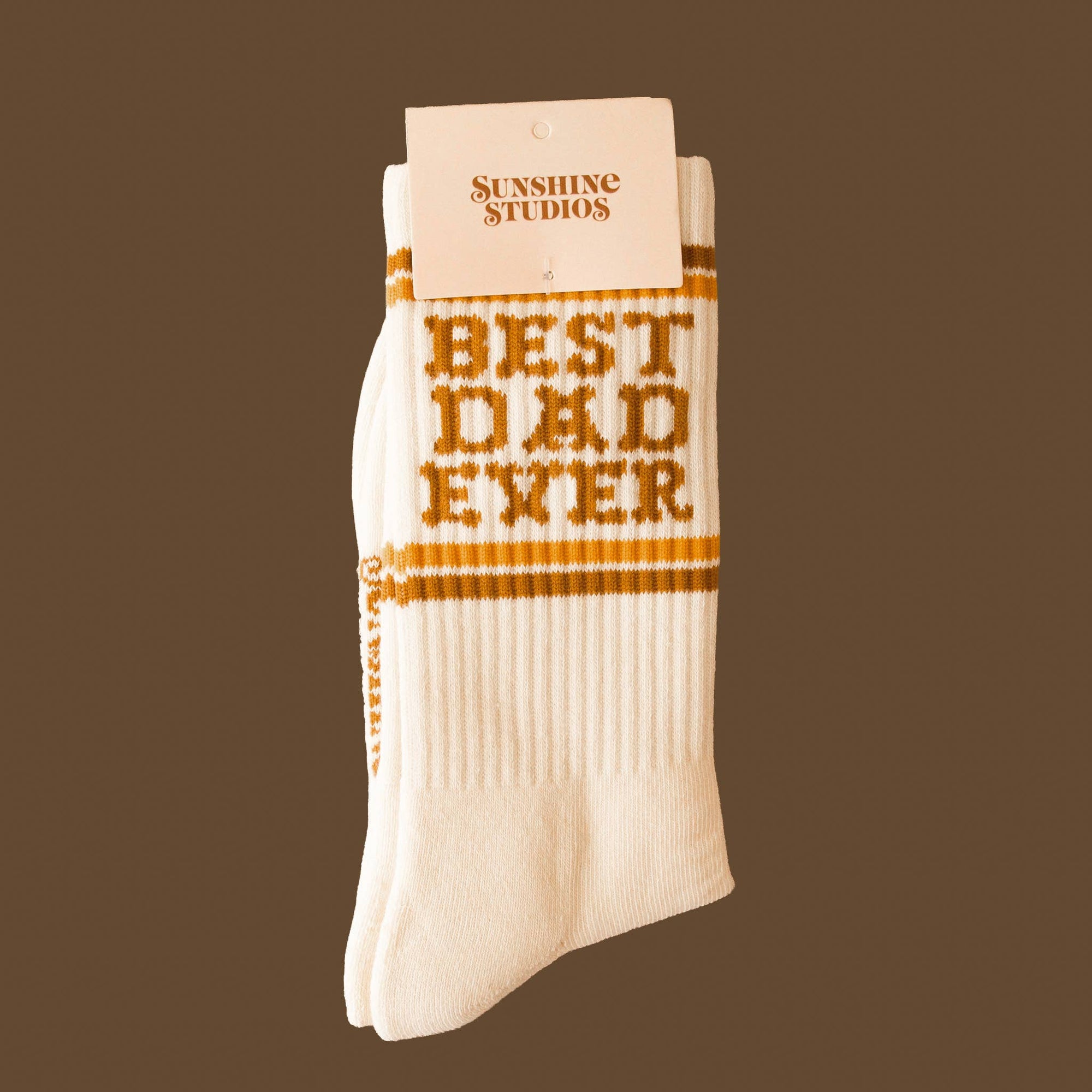 Best Dad Ever Cotton Crew Socks