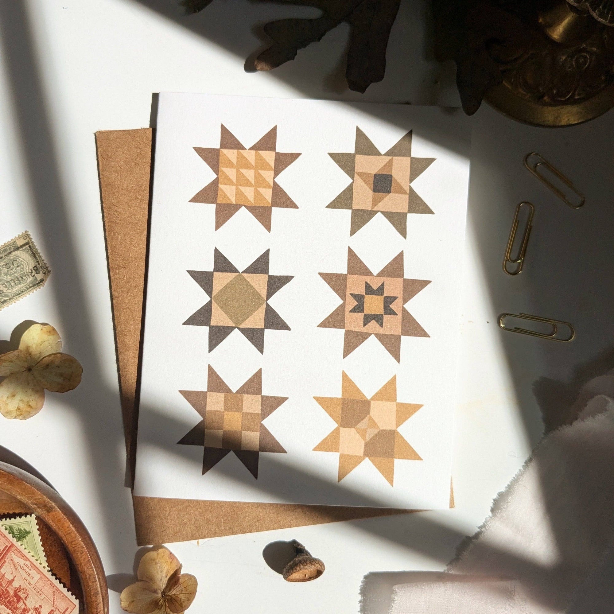 Quilt Stars Notecard Set