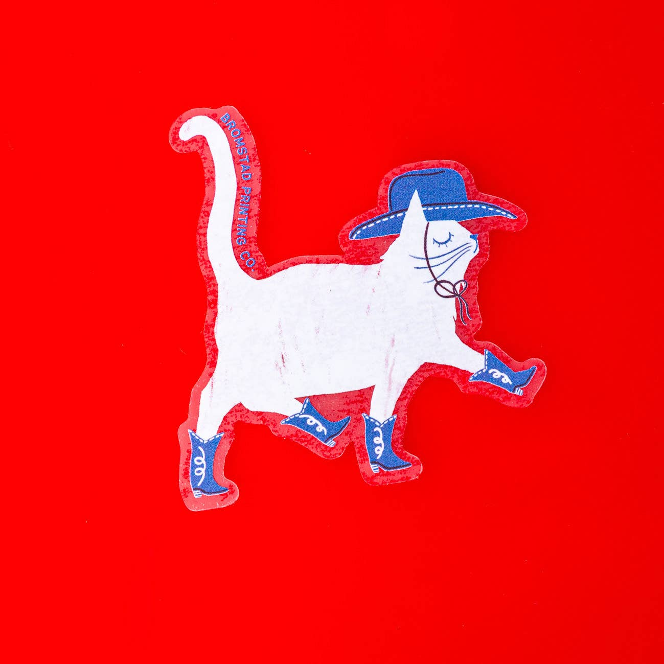 Cowboy Cat Sticker