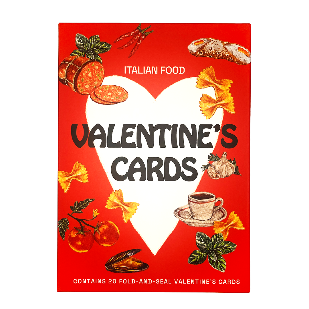 Italian Food Valentine's Cards