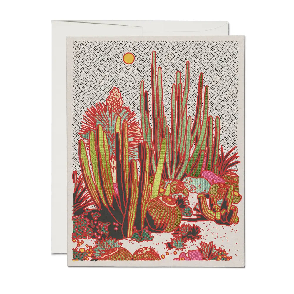 Cactus Scene Greeting Card