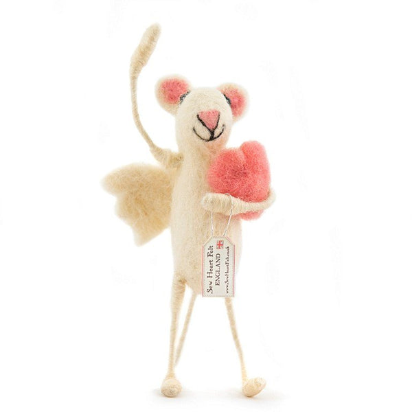 Cupid Felt Mouse