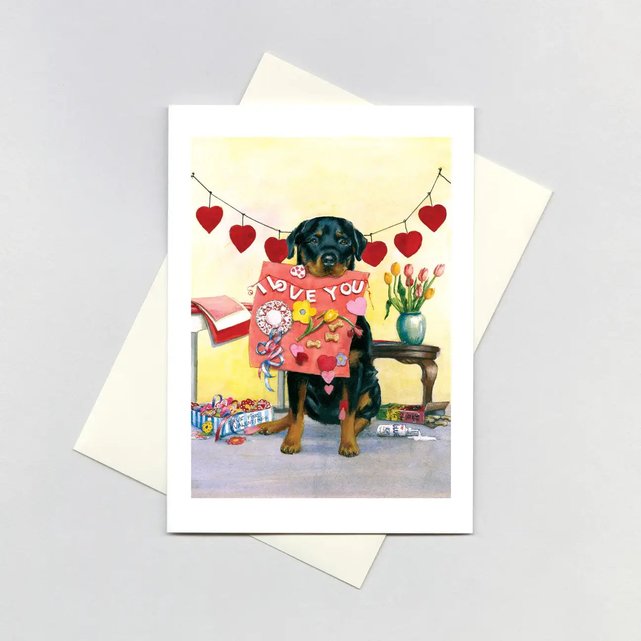 Good Dog Carl's Valentine Greeting Card