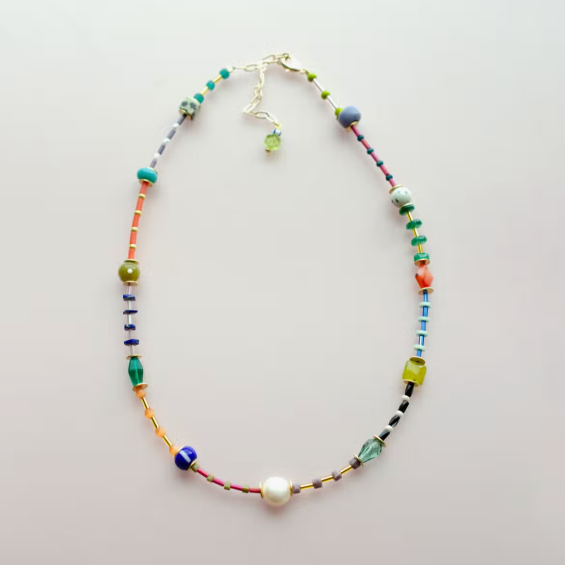 Prism Beaded Friendship Necklace