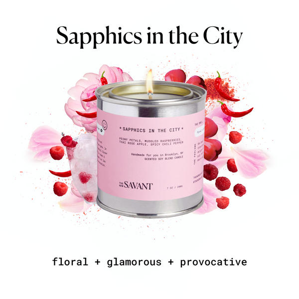 Sapphics in the City Candle