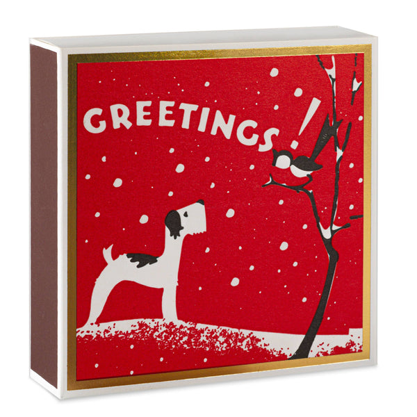 Winter Greetings Matchbox