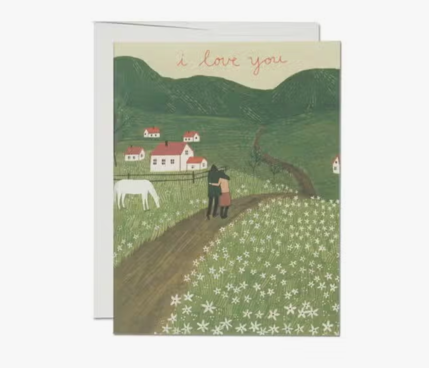 Along The Road Greeting Card