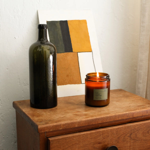 Amber + Oakmoss Candle