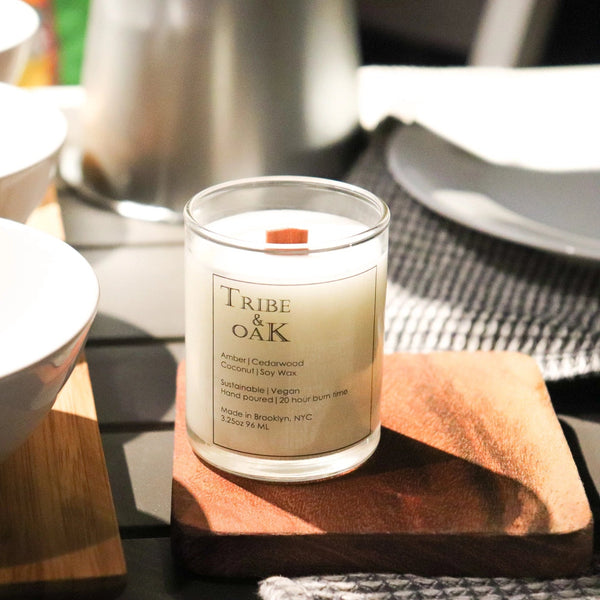 Amber Cedarwood Candle