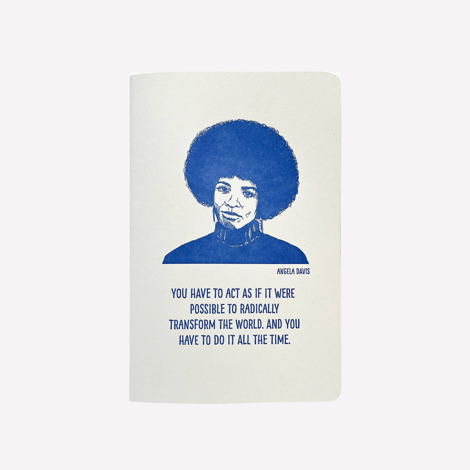 Angela Davis Notebook