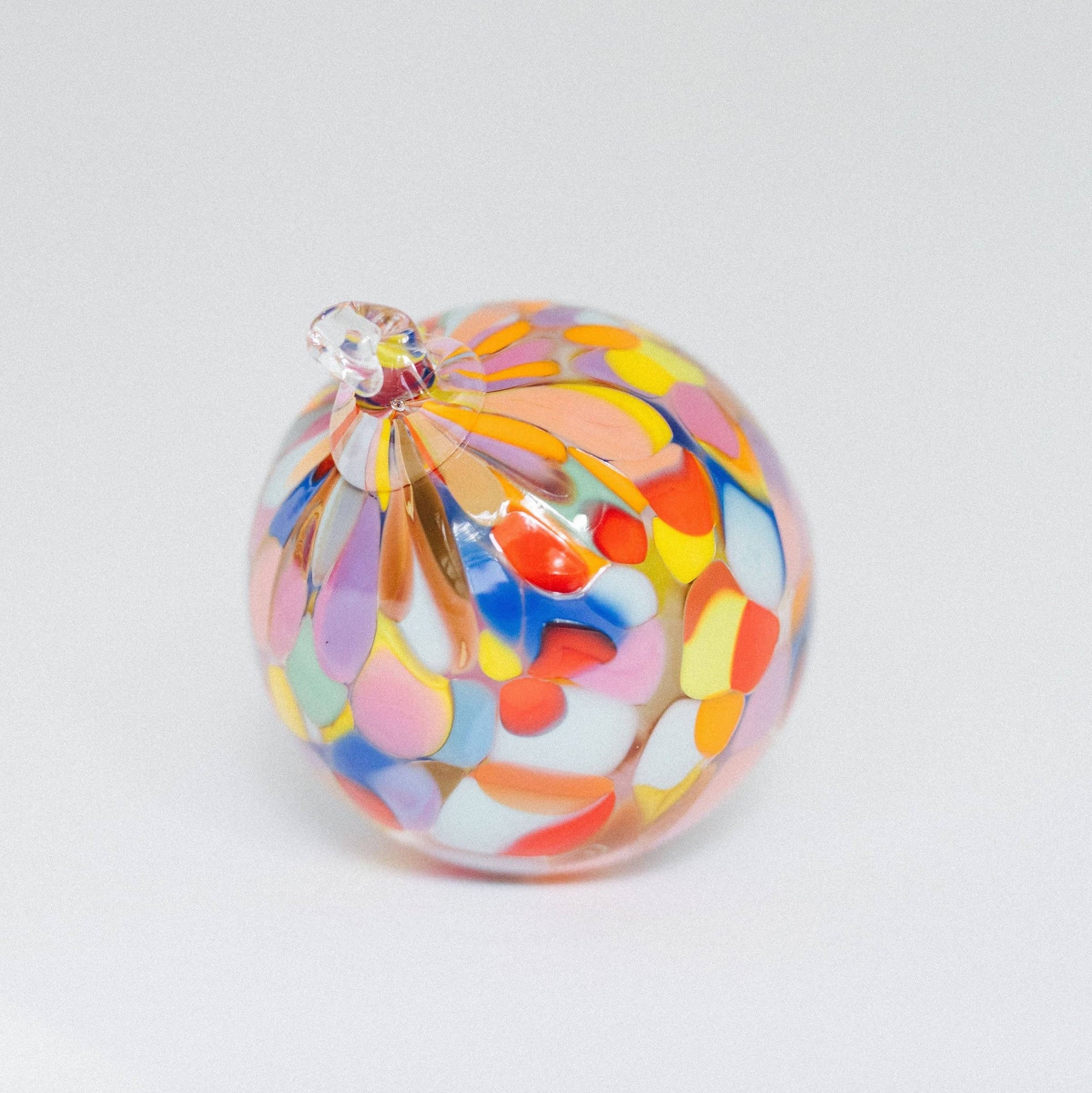 Glass Blown Rainbow Orb