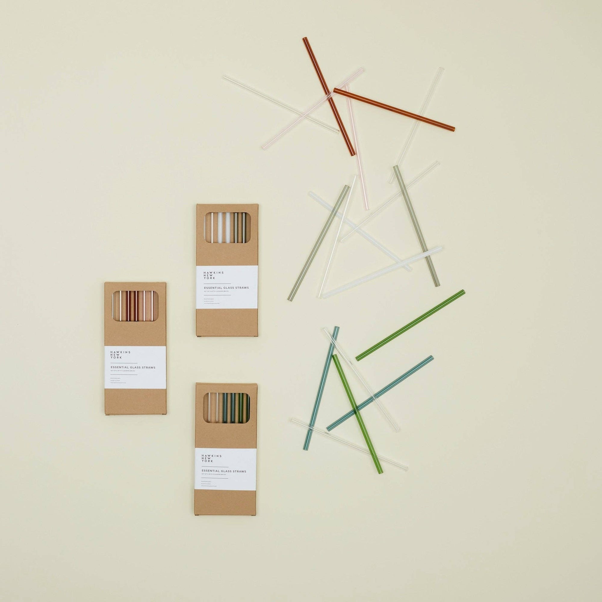 Glass Straw Set