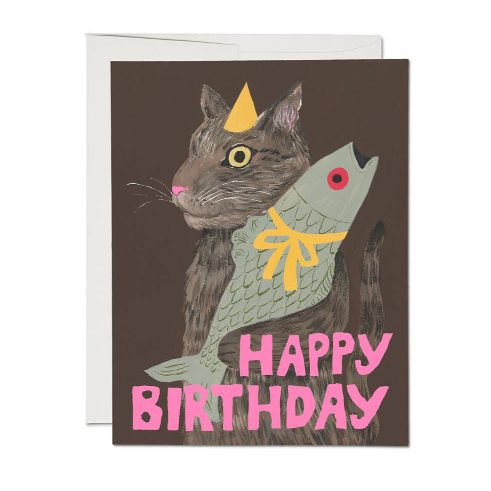 Cat's Delight Greeting Card