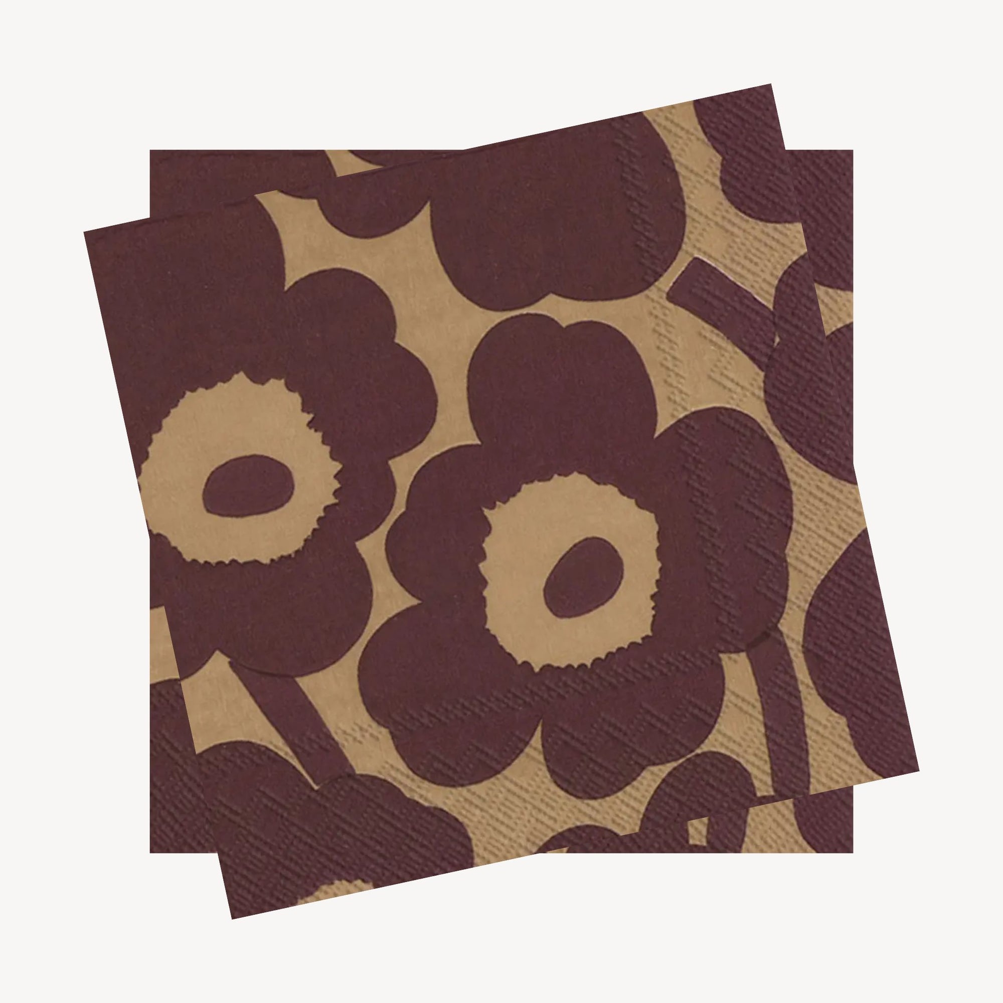 Bordeaux Floral Cocktail Napkin Set
