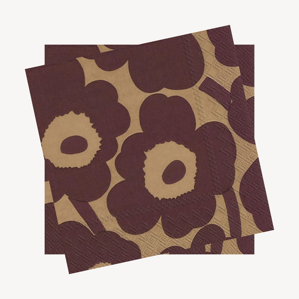 Bordeaux Floral Cocktail Napkin Set