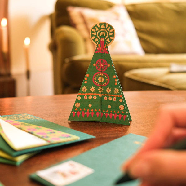 Patterned Tree Pop Up Greeting Card