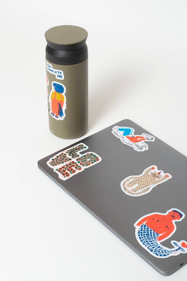 Floral Love Letters Sticker