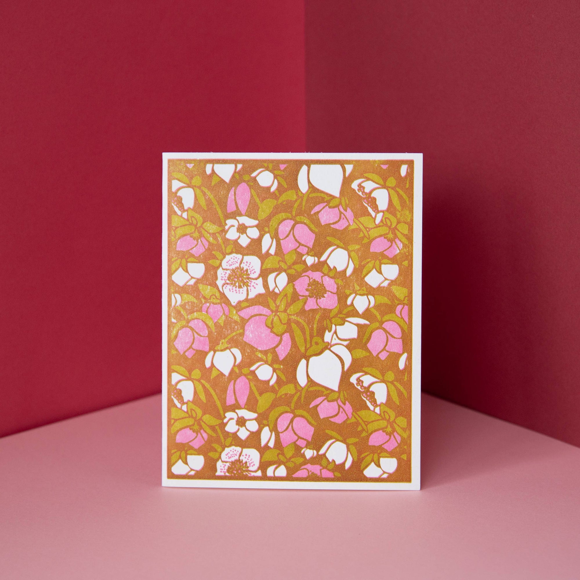 Winter Botanicals Letterpress Notecard Set