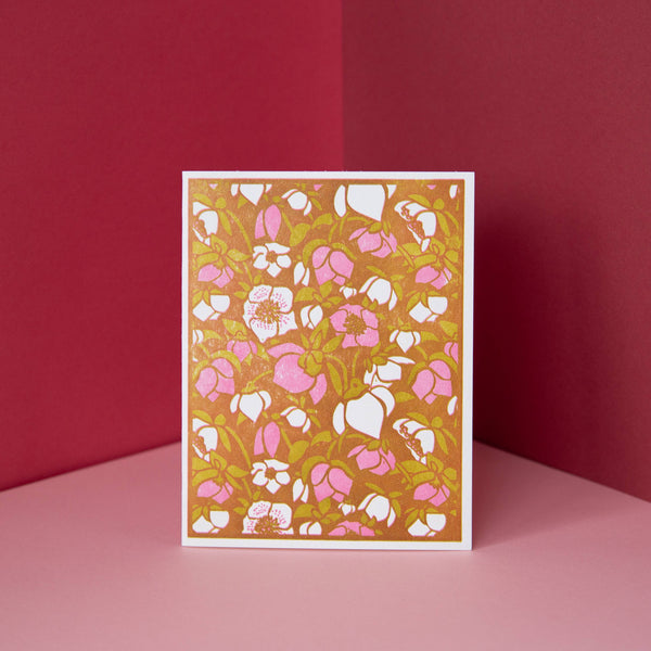 Winter Botanicals Letterpress Notecard Set