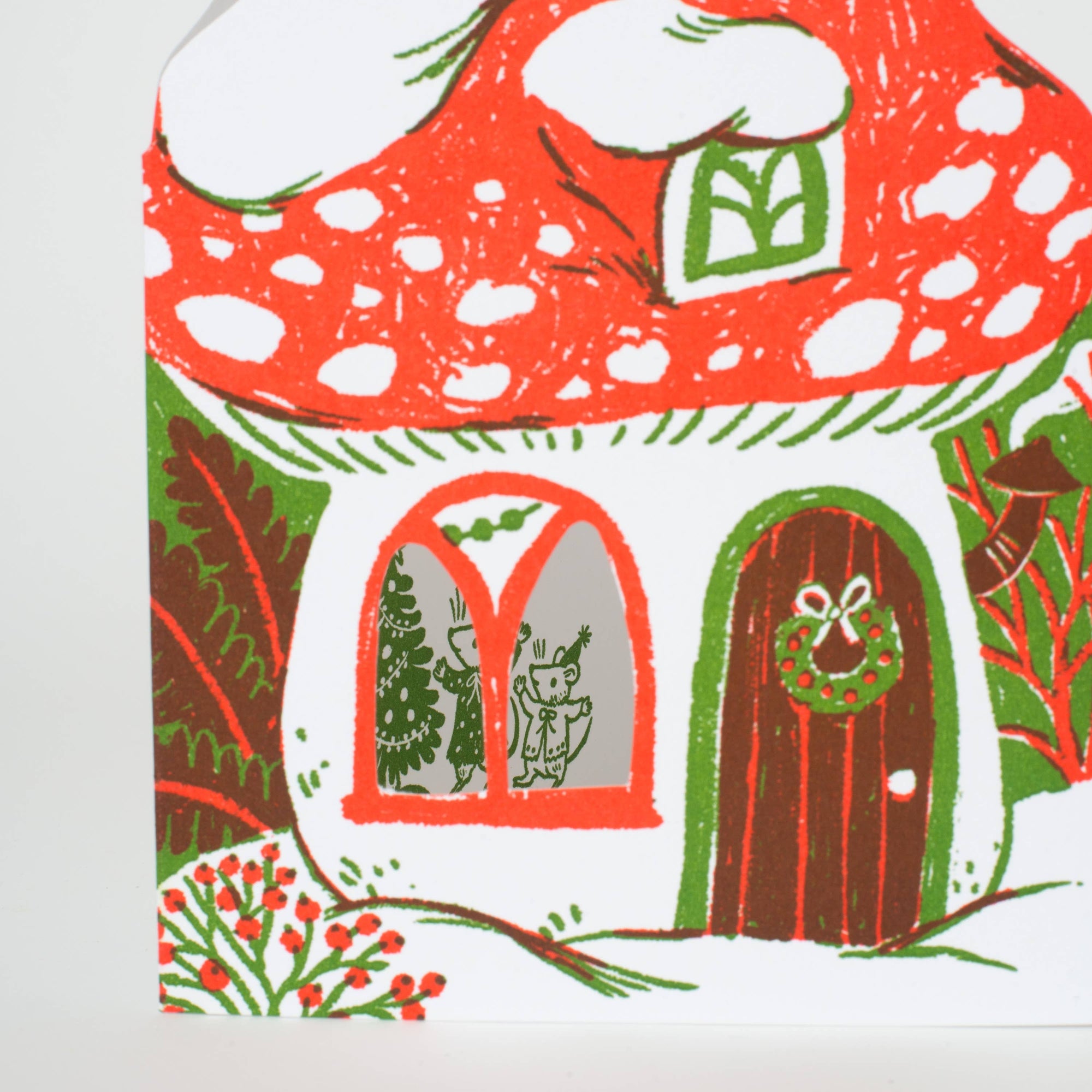 Merry Mushroom House Notecard Set