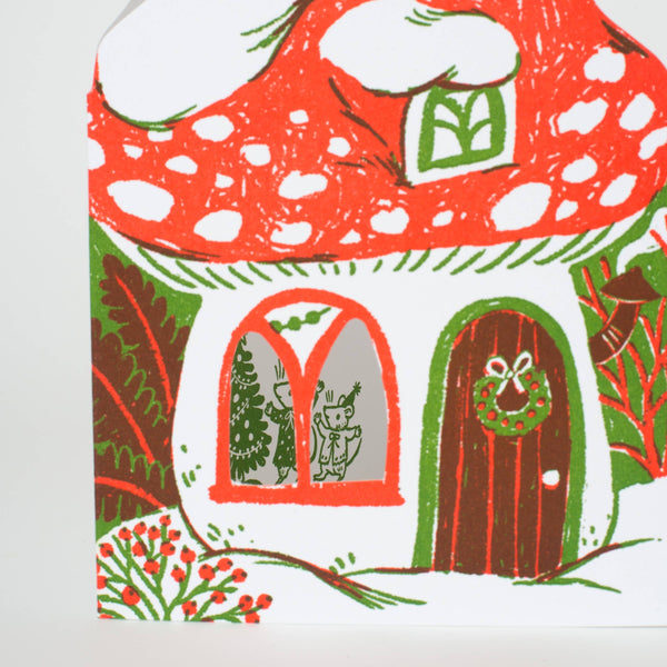 Merry Mushroom House Notecard Set